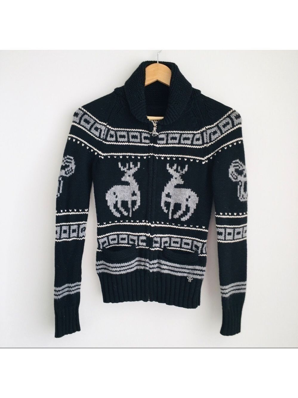 Tna Aritzia Sea to Sky Cardigan Sweater Lambswool